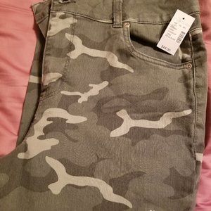 maurices jeggings camo print